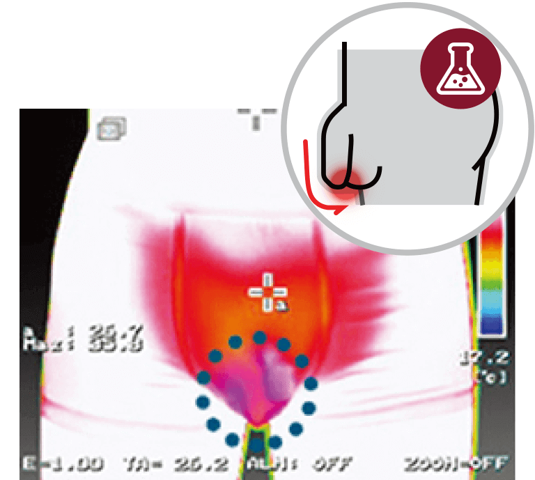 3D分離 技術証明（気化熱実験)